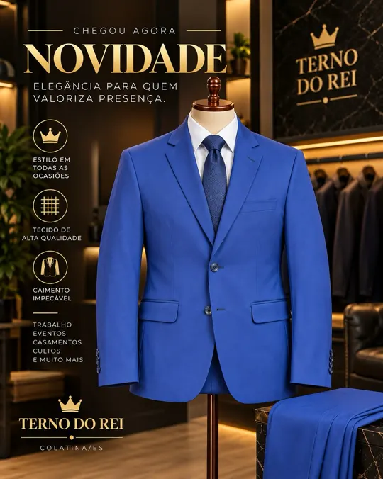 Novidade: o azul que marca presença