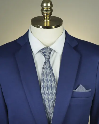 Blazer Slim Tecnológico Azul Midnight tecido tecnológico – Terno do Rei