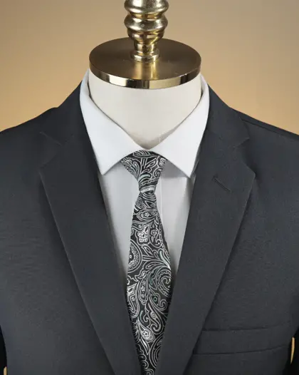 Terno Slim Chumbo oxford – Terno do Rei