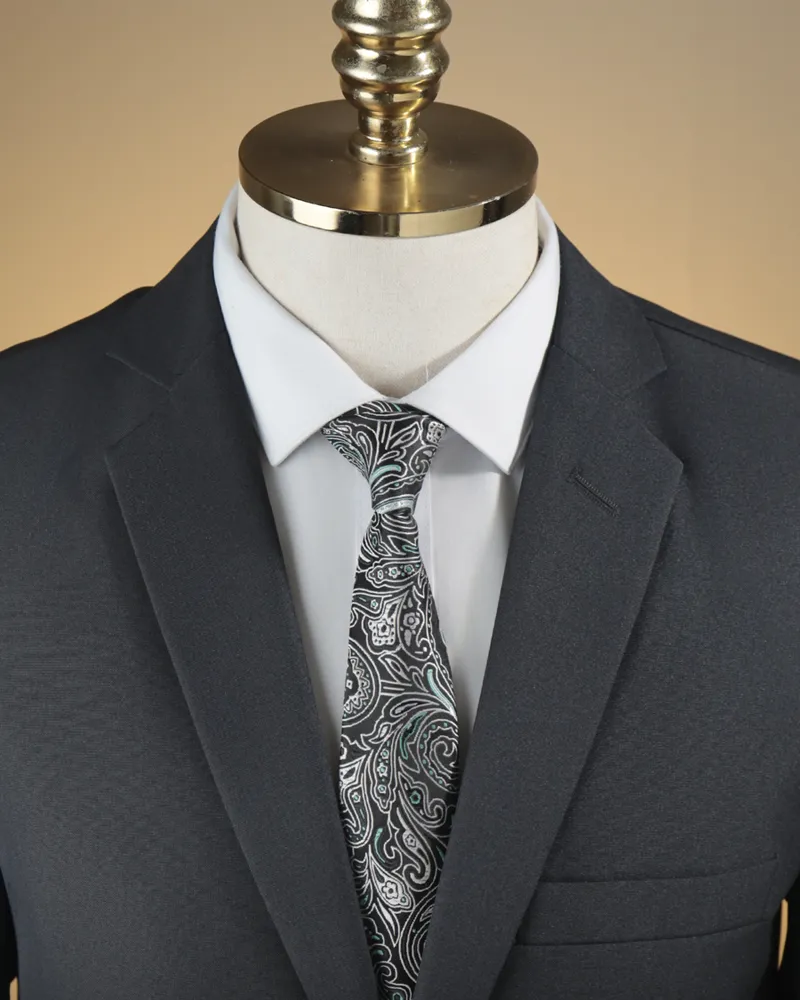 Terno Slim Chumbo oxford – Terno do Rei