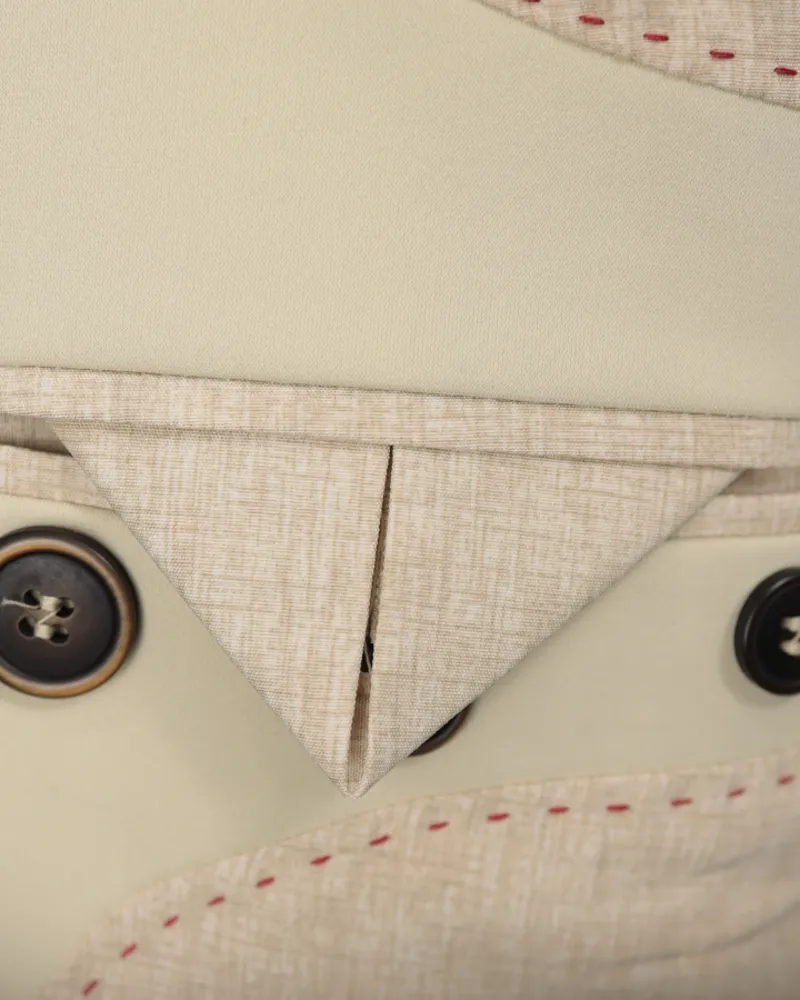 Terno Slim Homus elastano – detalhe