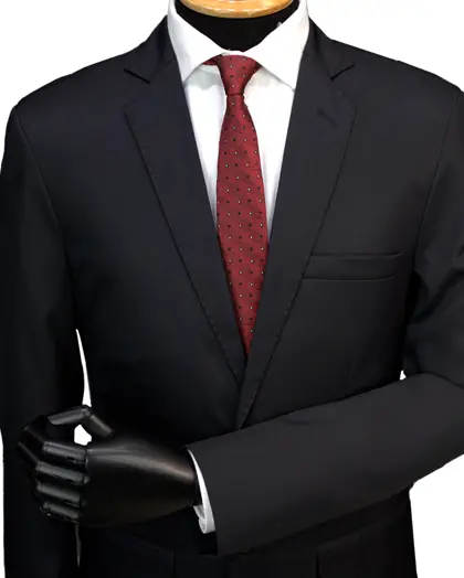 Terno Slim Impermeável Preto tecido impermeável – Terno do Rei