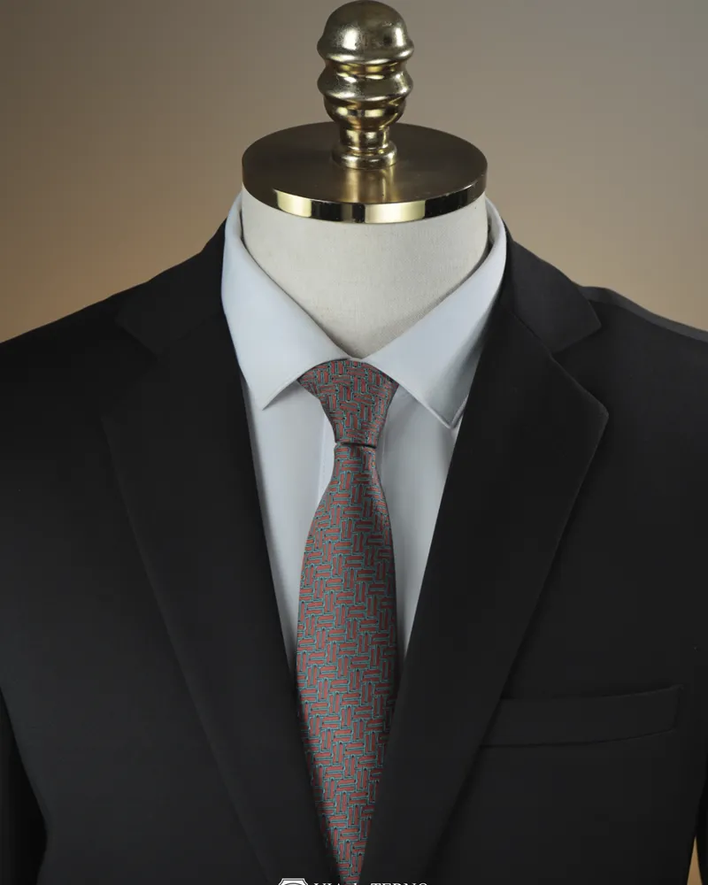 Terno Slim Preto elastano – Terno do Rei
