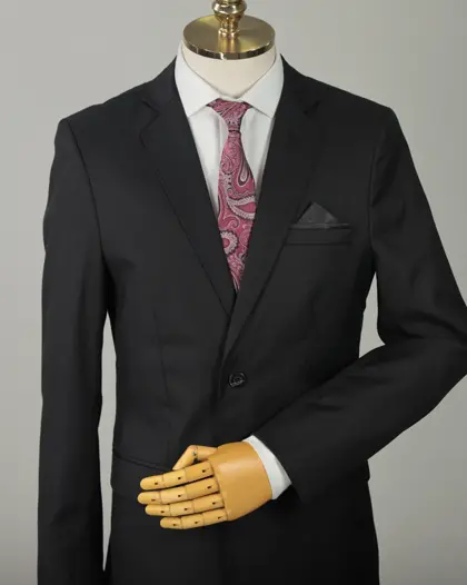 Terno Slim Preto Fosco poliviscose premium – Terno do Rei