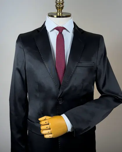 Terno Slim Preto tecido premium – Terno do Rei