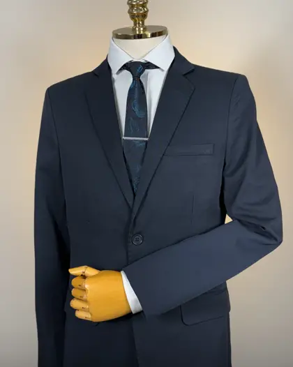 Terno Slim Stretch Night Sky poliviscose premium – Terno do Rei