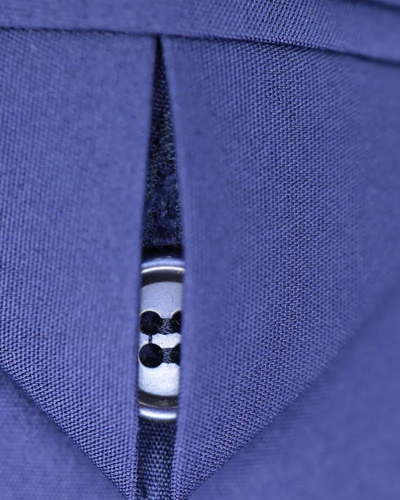 Terno Slim Tech Malha Azul Midnight tech malha – detalhe